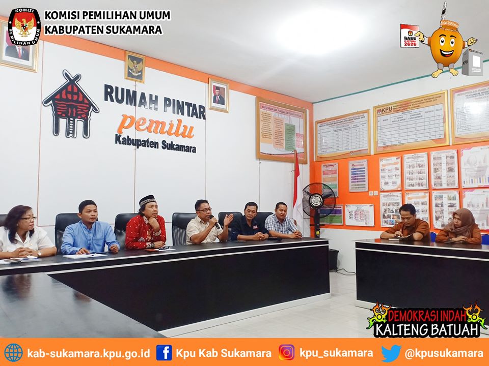 kunjungan kerja dari KPU Provinsi Kalimantan Tengah