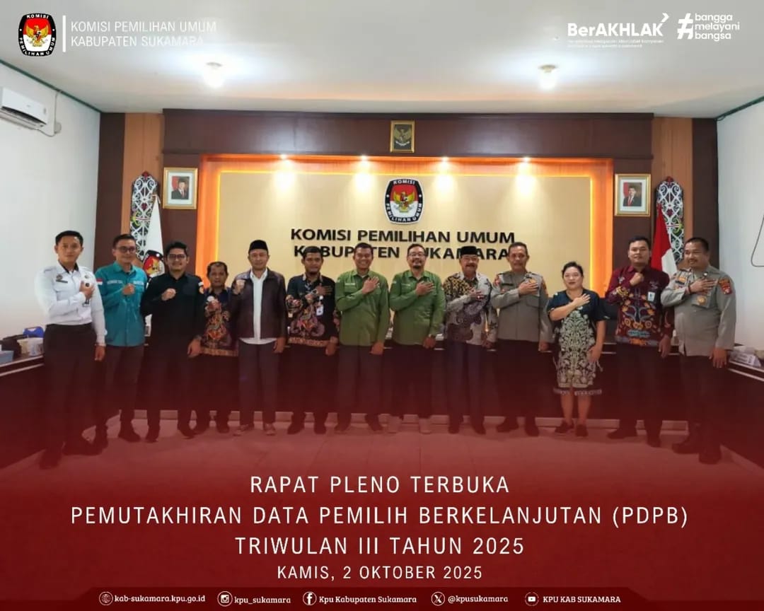 Rapat Pleno Terbuka PDPB Triwulan III Tahun 2025