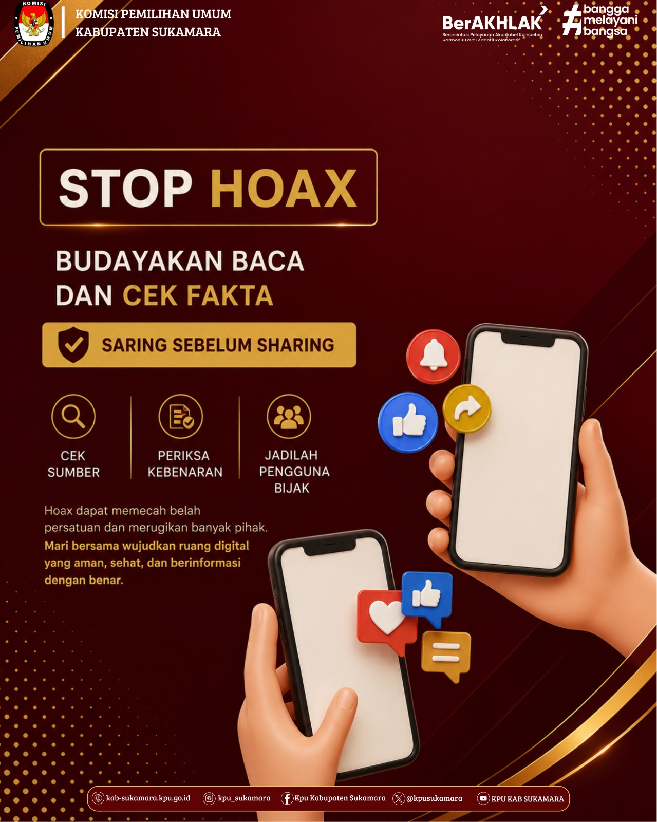 Stop HOAX Budayakan Baca dan Cek Fakta