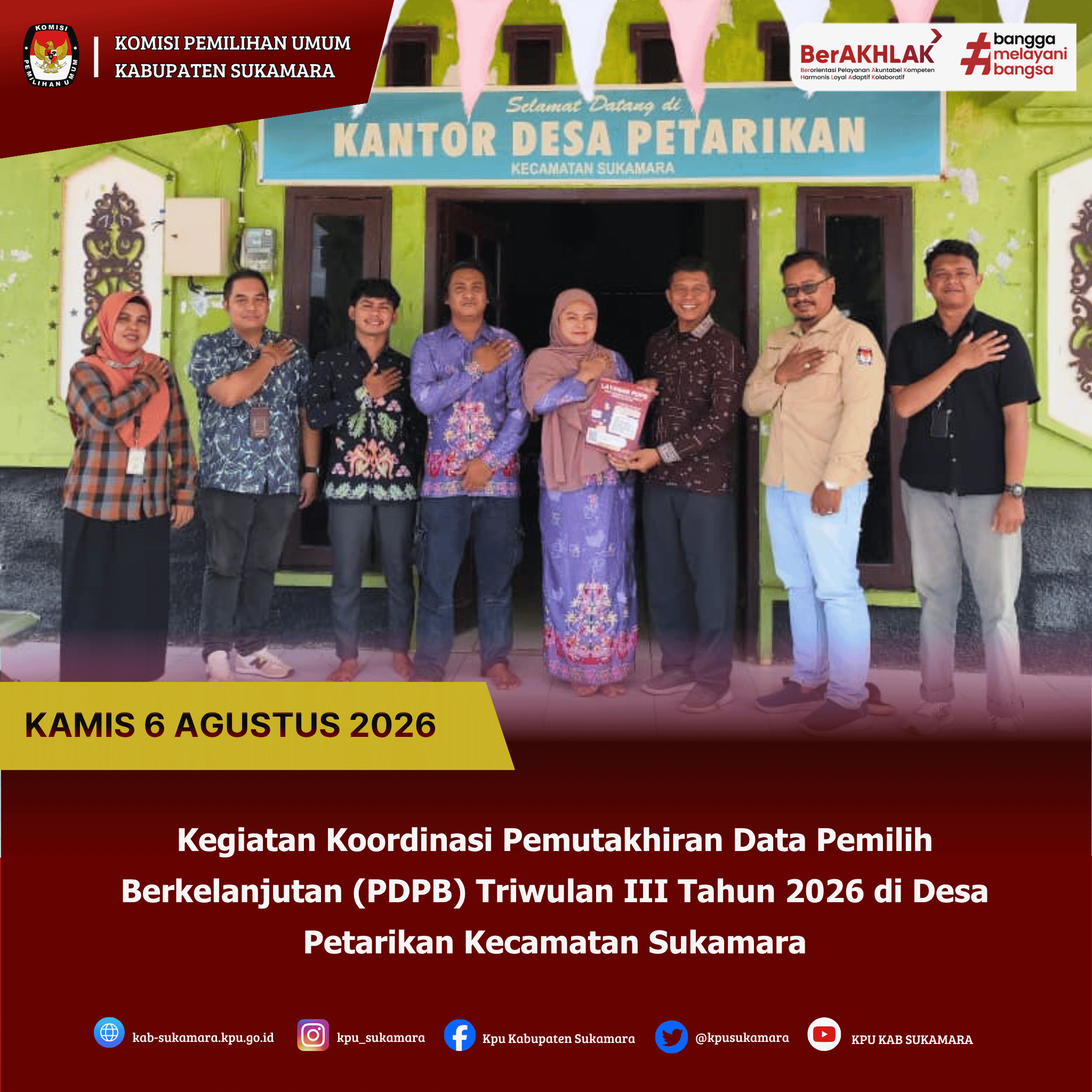 PDPB di Desa Petarikan Sukamara