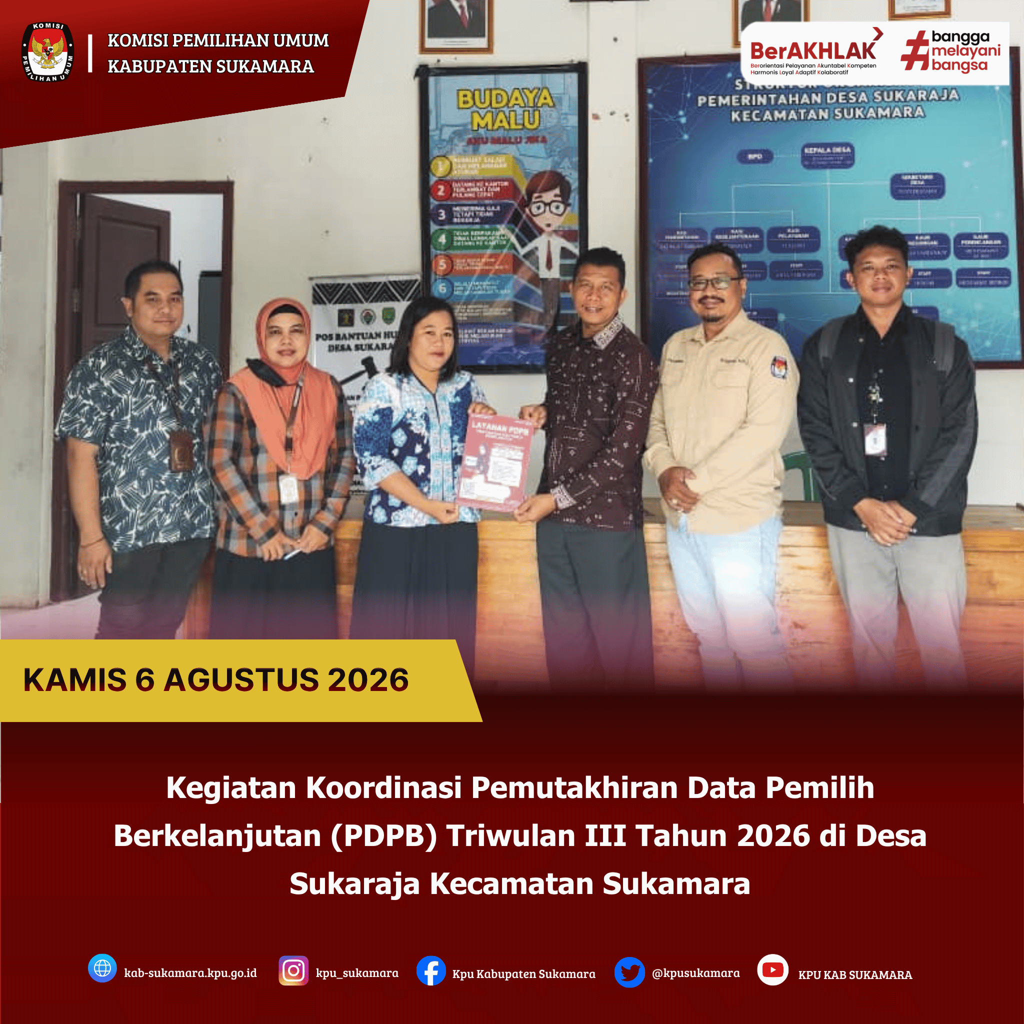 PDPB di Desa Sukaraja Sukamara