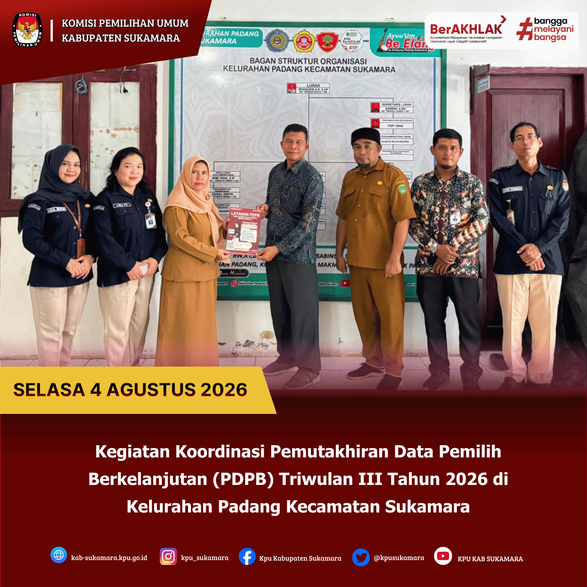 PDPB di Kelurahan Padang Sukamara