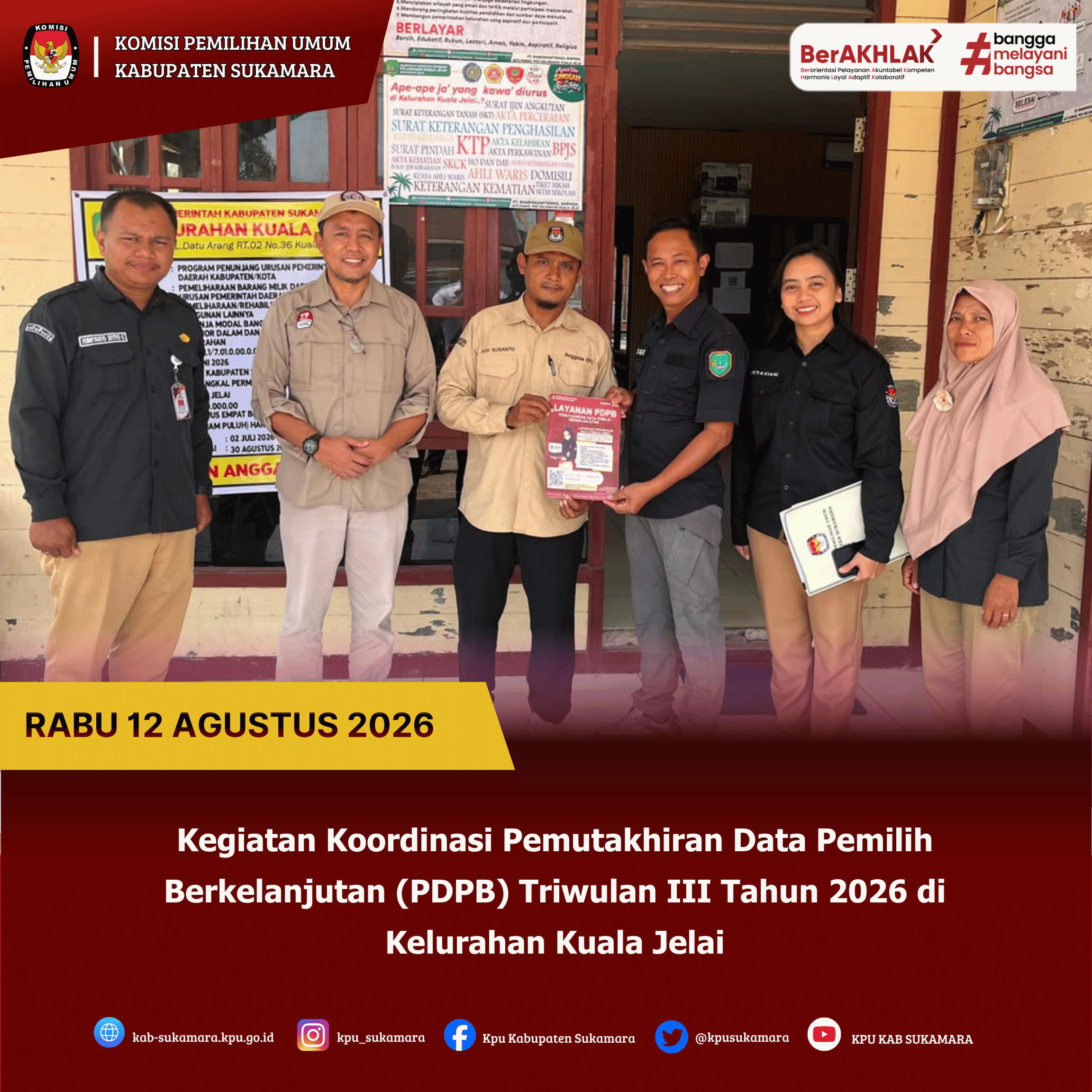 PDPB di Kelurahan Kuala Jelai