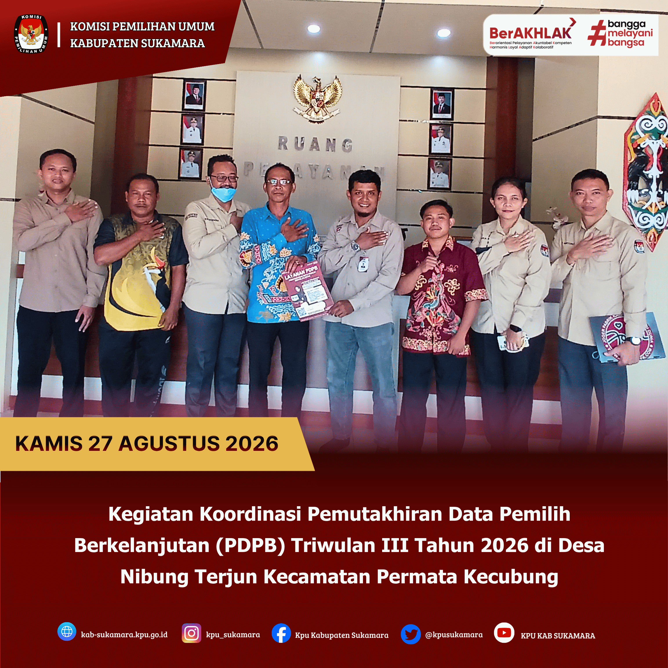 PDPB di Desa Nibung Terjun Kec Permata Kecubung