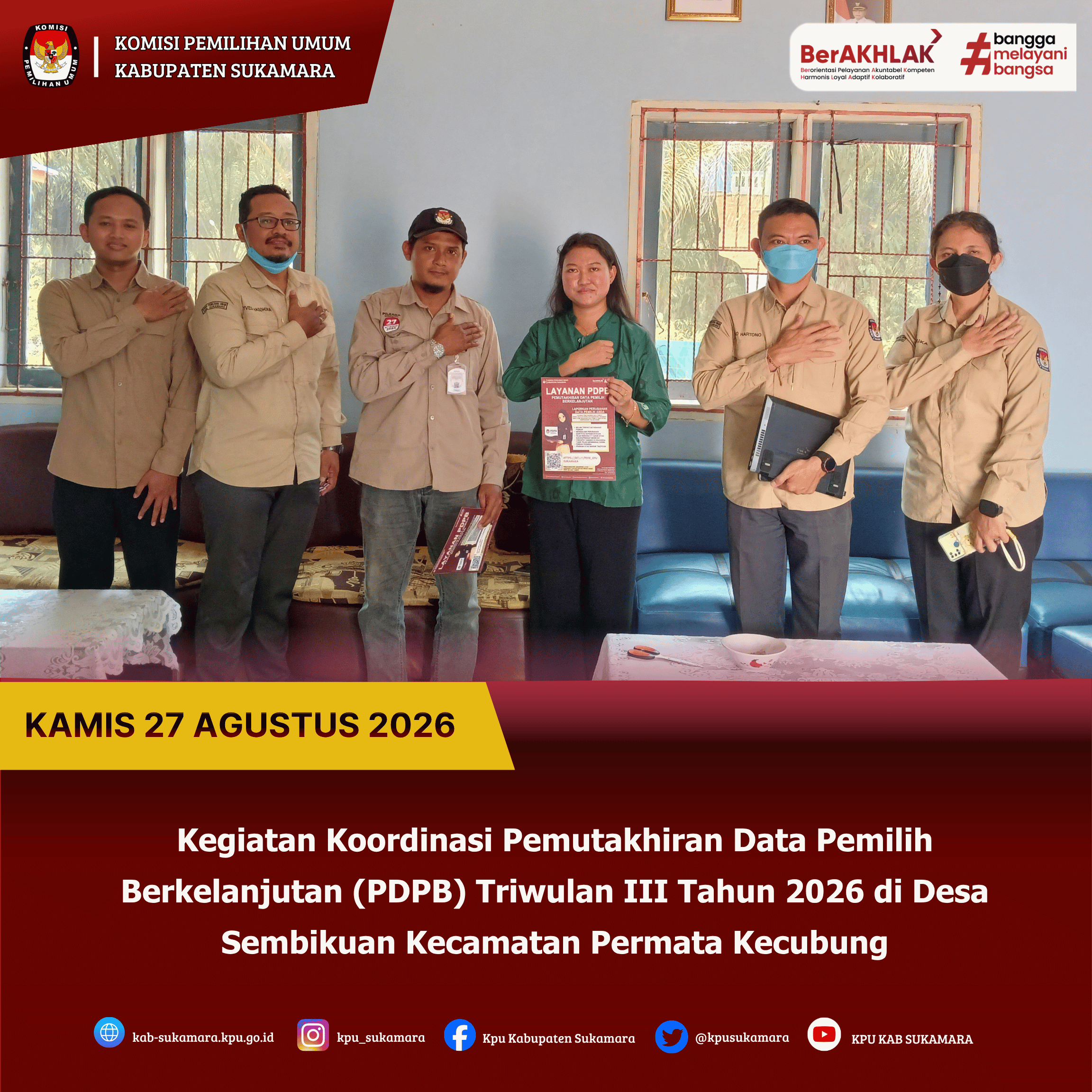 PDPB di Desa Sembikuan Kecamatan Permata Kecubung