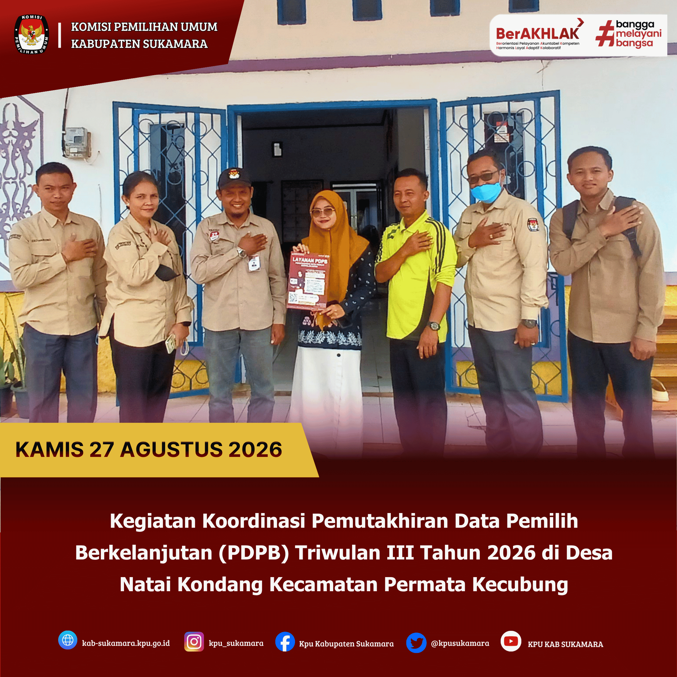 PDPB di Desa Natai Kondang Kecamatan Permata Kecubung